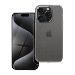 Futerał CLEAR CASE 2 mm do IPHONE 15 Pro transparentny