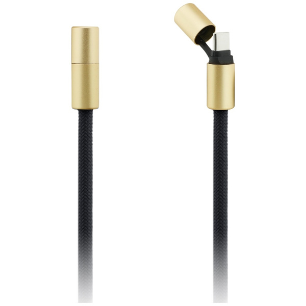 Kabel Guess CBDY 4G Charm USB-C/USB-C    150cm czarny