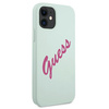 Guess GUHCP12SLSVSBF iPhone 12 mini5,4" niebieski fuksja/blue fuschia hardcase Silicone Vintage