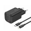 FONENG wall charger EU69 PD 20W 1xUSB-C + cable USB-C - Lightning Black