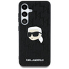 Etui Karl Lagerfeld Leather Monogram Pin  Logo Karl Head Samsung Galaxy S25 Plus czarny