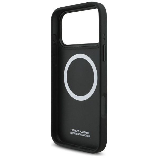 Etui BMW M Carbon Line & Logo MagSafe do iPhone 17 Pro Max żółty