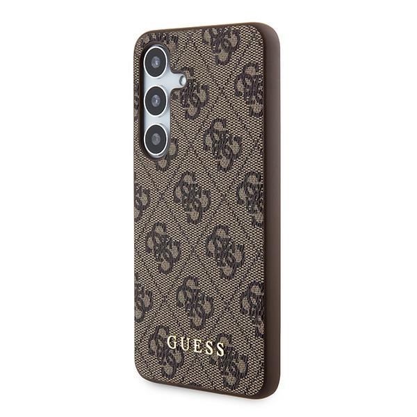 Guess GUOHCSA55G4GFBR A55 A556brązowy/brown hardcase 4G Metal Gold Logo