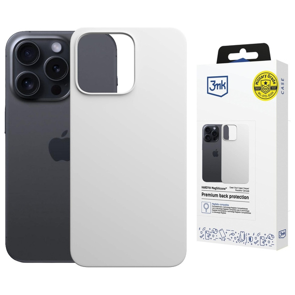 Etui 3MK Hardy MagSilicone do Apple      iPhone 14 Pro biały