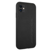 Etui AMG Leather Hot Stamped na iPhone 11 / Xr - czarne