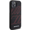 AMG Silicone Large Rhombuses Pattern MagSafe Case for iPhone 15/14/13 - Black