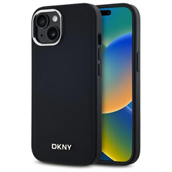 DKNY DKHMP14SPSCMCLK iPhone 14 6.1"czarny/black hardcase Plain Logo MagSafe