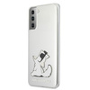 Karl Lagerfeld KLHCS21MCFNRC S21+ G996hardcase transparent Choupette Fun