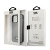 KARL LAGERFELD KLHCP13XSFMP2DG IPHONE 13 PRO MAX 6,7" HARDCASE SREBRNY/SILVER SAFFIANO PLAQUE
