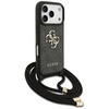 Etui Guess 4G Big Logo Cord Stap         Crossbody do iPhone 17 Pro czarny