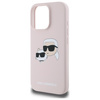 Karl Lagerfeld KLHMP16LSKCHPPLP iPhone 16 Pro różowy/pink HC MagSafe Sil Double Heads Print