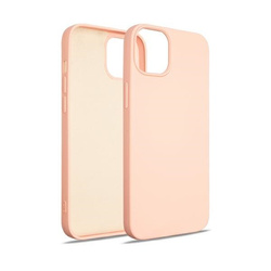 Beline Etui Silicone iPhone 15 Plus 6.7" różowo-złoty/rose gold