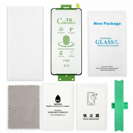 SZKŁO HARTOWANE CERAMICZNE PREMIUM FLEX SAMSUNG GALAXY S20 ULTRA CZARNE