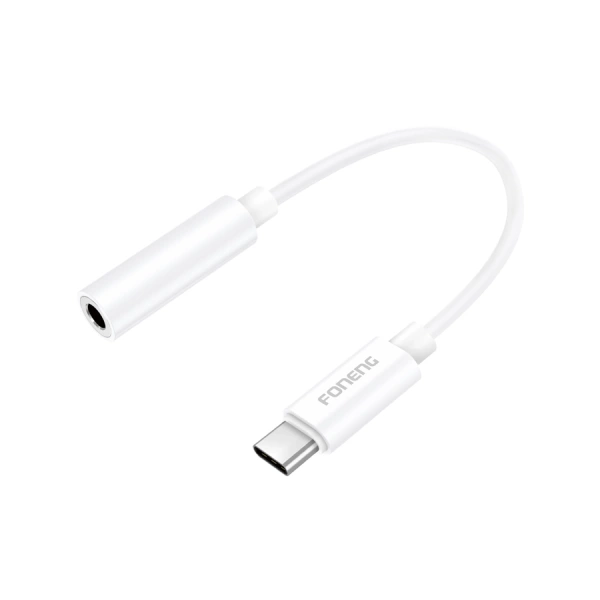 FONENG adapter BM21 USB-C - JACK 3.5MM 0.1M White