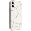 Guess GUHCP12SPCUCHWH iPhone12 mini 5,4" biały/white hardcase Gold Chain Collection