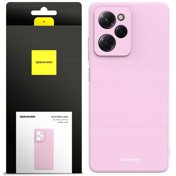 Spacecase Etui Silicone Case Poco X5 Pro 5G lilac