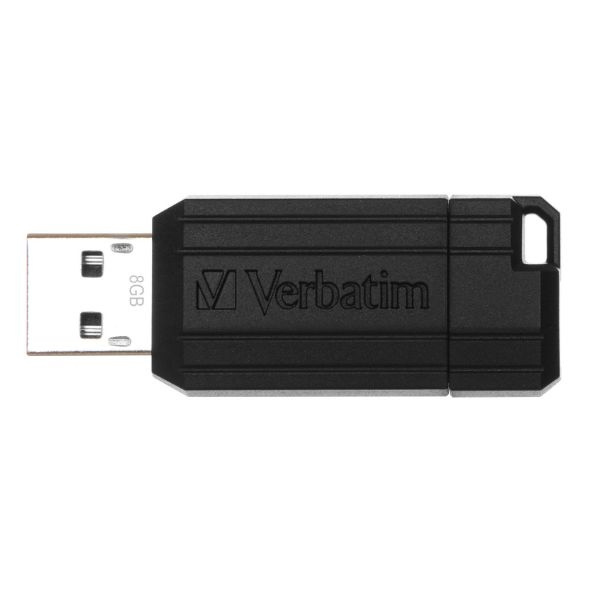 Pendrive Verbatim 4GB USB-A 2.0 PinStripe czarny 49061