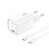 FONENG wall charger EU69 PD 20W 1xUSB-C + cable USB-C - Lightning White