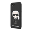 KARL LAGERFELD KLHCI8SLFKBK IPHONE 7/8 SE 2020/SE 2022 HARDCASE CZARNY/BLACK SILICONE ICONIC