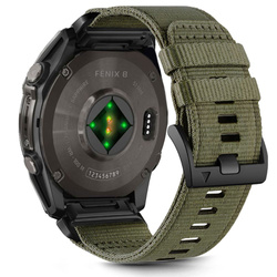 TECH-PROTECT NYLON CLASSIC GARMIN FENIX 5X / 5X PLUS / 6X / 6X PRO / 7X / 8 (51 MM) OLIVE GREEN