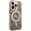 Guess GUHMP14LH4STW iPhone 14 Pro 6.1"brązowy/brown hardcase 4G MagSafe