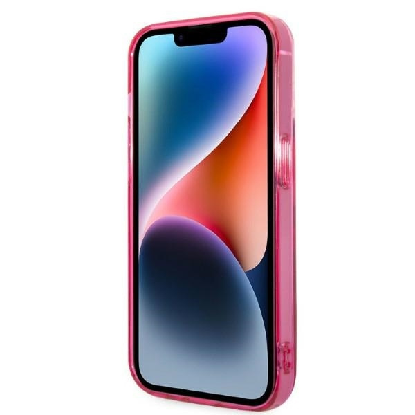 KARL LAGERFELD KLHCP14LTGKCP IPHONE 14 PRO 6,1" HARDCASE RÓŻOWY/PINK GRADIENT IKONIK KARL & CHOUPETTE