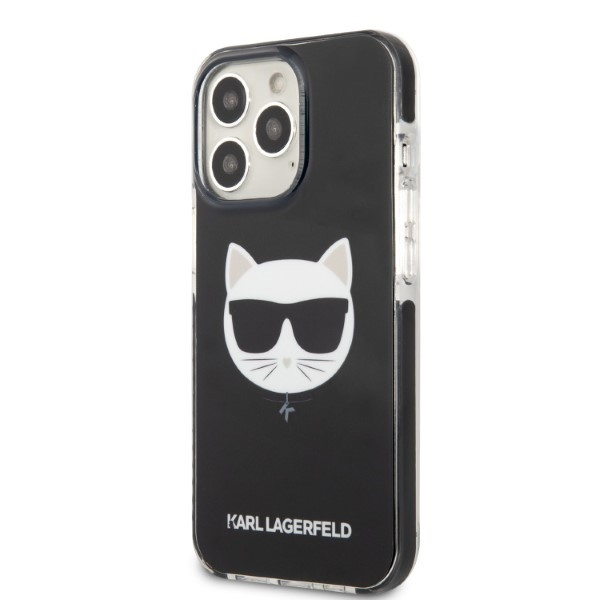 Karl Lagerfeld KLHCP13LTPECK iPhone 13 Pro / 13 6.1" hardcase black/black Choupette Head