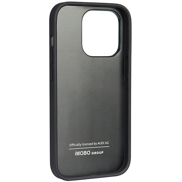 Audi Genuine Leather iPhone 14 Pro 6.1" black/black hardcase AU-TPUPPCIP14P-Q8/D1-BK