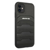 AMG AMHCN61GSEBK iPhone 11 6.1 "black / black hardcase Leather Debossed Lines