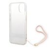 Guess GUOHCP14MH4STP iPhone 14 Plus / 15 Plus 6.7" różowy/pink hardcase 4G Print Strap