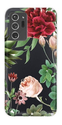 CASEGADGET CASE OVERPRINT RED FLOWERS SAMSUNG GALAXY NOTE 20 PLUS