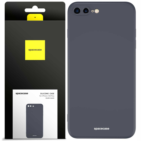 Spacecase Etui Silicone Case iPhone 7/8 Plus black