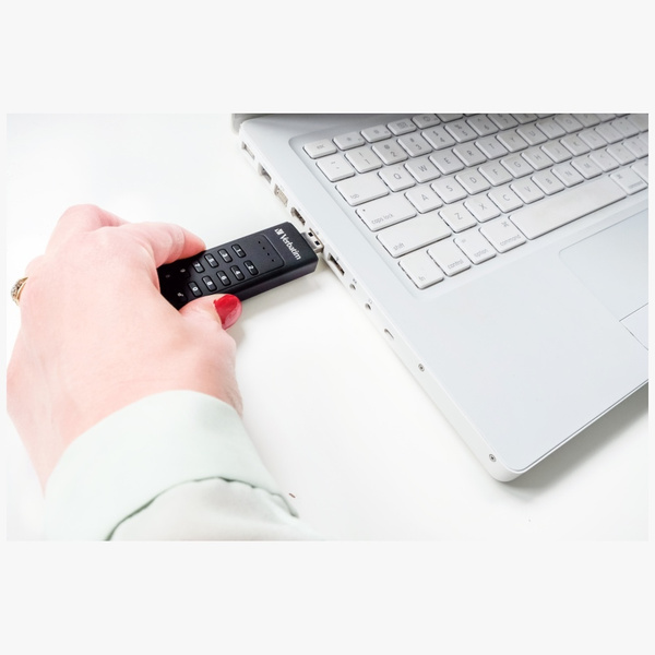 Dysk zewnętrzny Verbatim Keypad Secure   USB 3.2 Gen 1 32GB czarny 49427