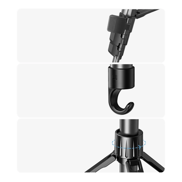 Professional Ugreen LP661 tripod for smartphones and cameras - black and gray