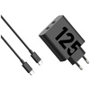 Ładowarka sieciowa Motorola TurboPower 125W Dual 2x USB-C z kablem USB-C 1m czarny