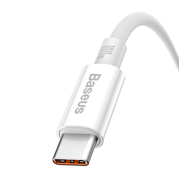 BASEUS SUPERIOR SERIES FAST CHARGING CABLE USB-A - USB-C 100W 480MBPS 2M WHITE