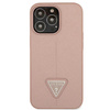 Guess GUHCP13XPSATLP iPhone 13 ProMax 6,7" różowy/pink hardcase SaffianoTriangle Logo