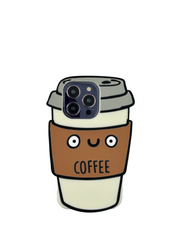 ETUI CASE 3D CAFFFE LATTE IPHONE 14 PRO