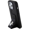 Karl Lagerfeld Gripstand Saffiano Karl&amp;Choupette Pins case for iPhone 15 Pro - black