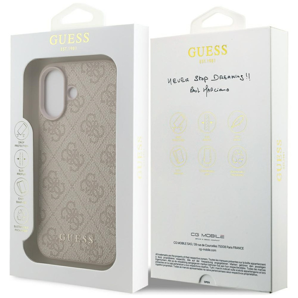 Etui Guess 4G Classic do iPhone 17       różowy