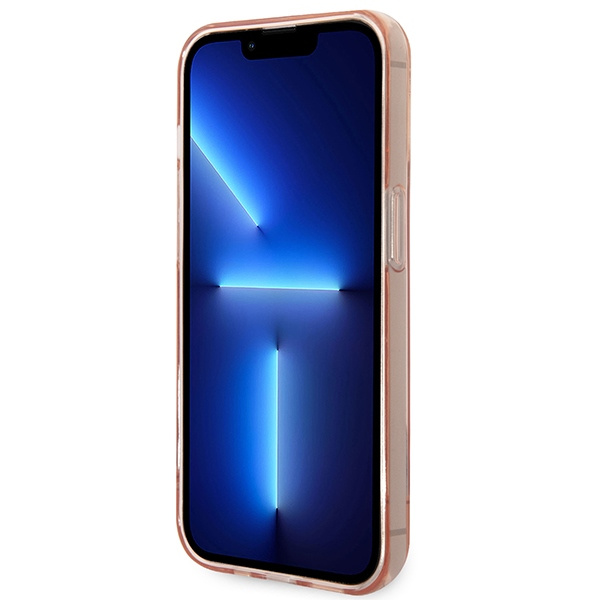 Guess GUHCP14XHGCOP iPhone 14 Pro Max 6,7" różowy/pink hardcase Translucent