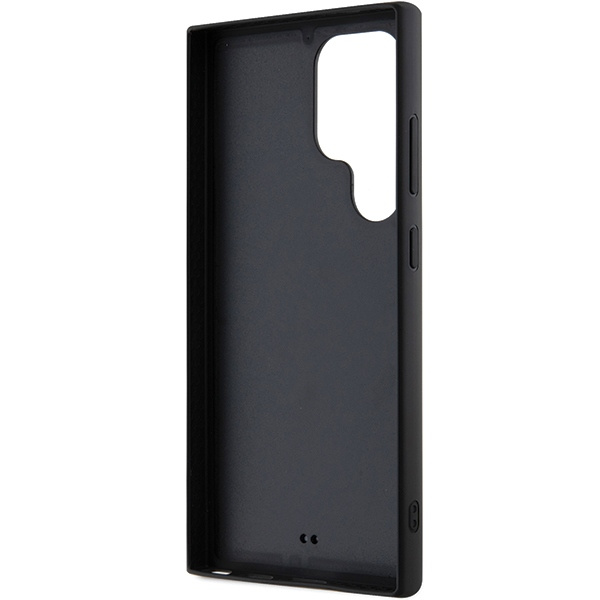 KARL LAGERFELD KLHCS24L3DRKINK S24 ULTRA S928 CZARNY/BLACK HARDCASE 3D RUBBER IKONIK