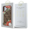 Guess GUHMP16SP4ROPEMCW iPhone 16 6.1"   brązowy/brown hardcase 4G Flowers Print MagSafe