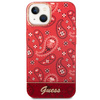 Guess GUHCP14MHGBNHR iPhone 14 Plus / 15 Plus 6.7" czerwony/red hardcase Bandana Paisley