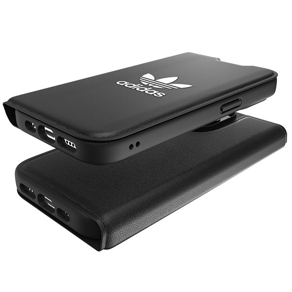 Adidas OR Booklet Case BASIC iPhone 14Pro 6.1" czarno biały/black white 50182