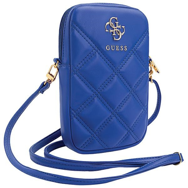 Guess Torebka GUWBZPSQSSGBniebieski/blue Zip Quilted 4G