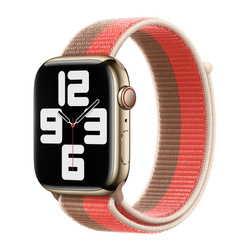 APPLE STRAP APPLE WATCH ML303AM/A SPORT LOOP 45MM PINK POMELO/TAN ORIGINAL SEAL