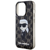 KARL LAGERFELD KLHCP15LHNKMKLK IPHONE 15 PRO 6.1 "BLACK/BLACK HARDCASE MONOGRAM ICONIK