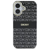 DKNY DKHMP16SHRHSEK iPhone 16 6.1"       czarny/black hardcase Repeat Texture Pattern With Stripe