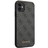 Guess GUHCN61G4GG iPhone 11 6,1" / Xrszary/grey hard case 4G Collection